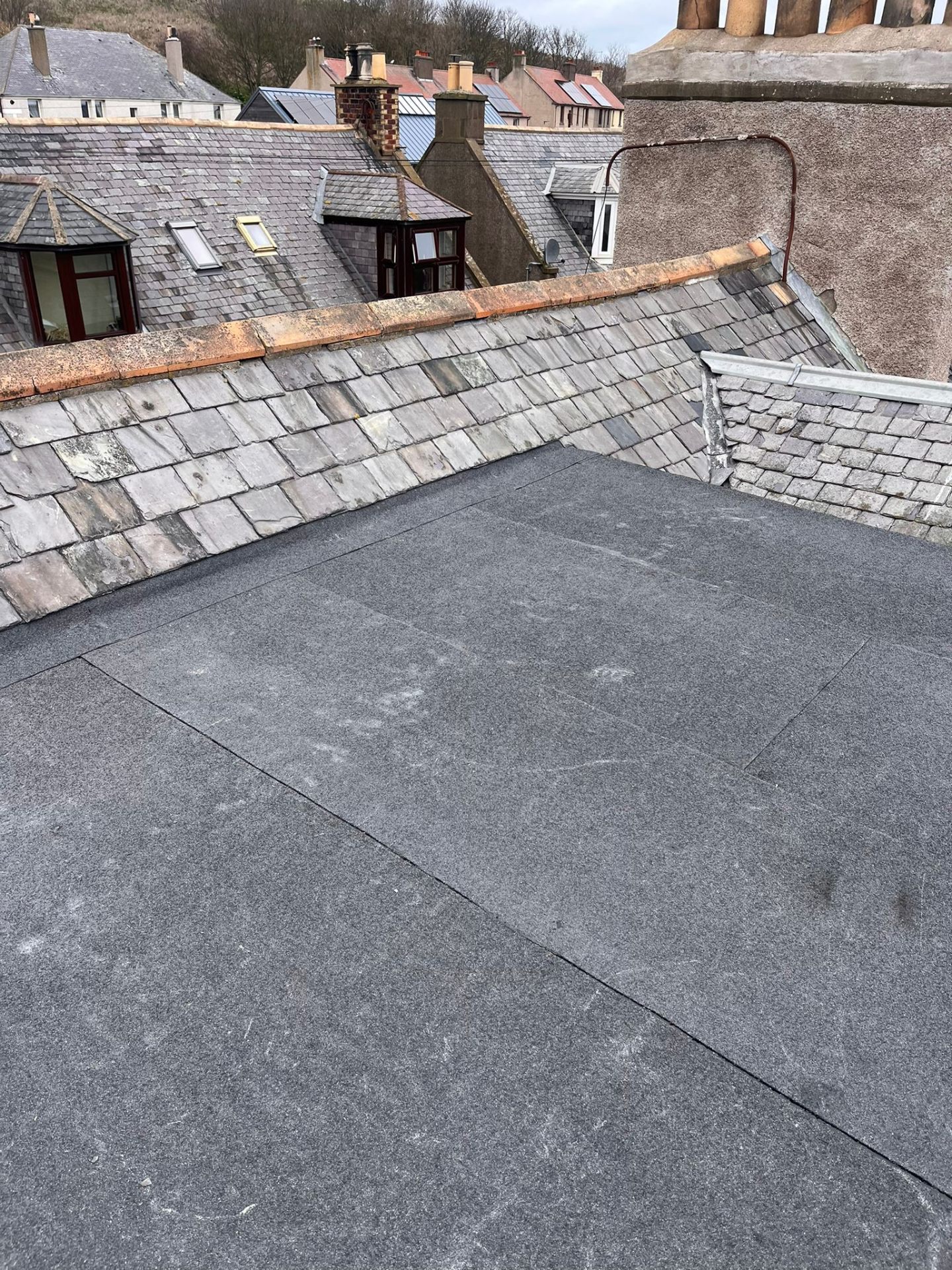 Felt Flat Roof Installation