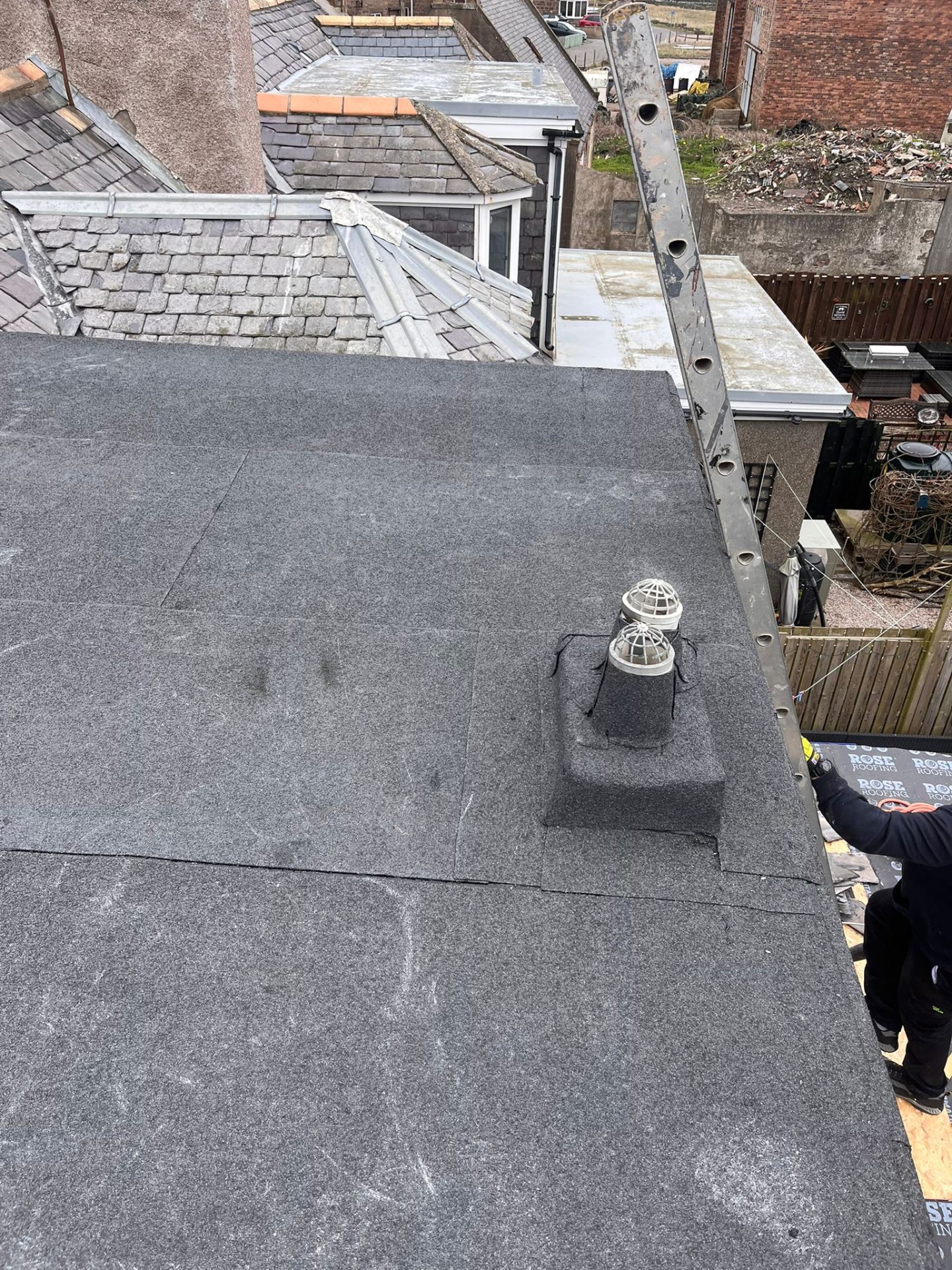 Torch-On Flat Roof